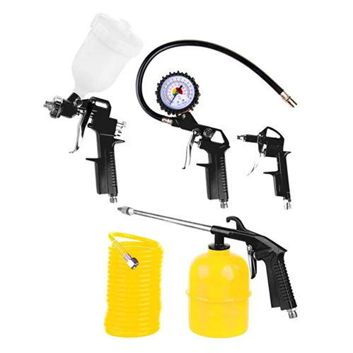 KUPA BOYA VE HAVA TABANCA SETİ 5 PARÇA